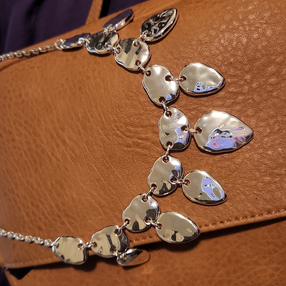 Style & Co Hammered Statement Necklace
